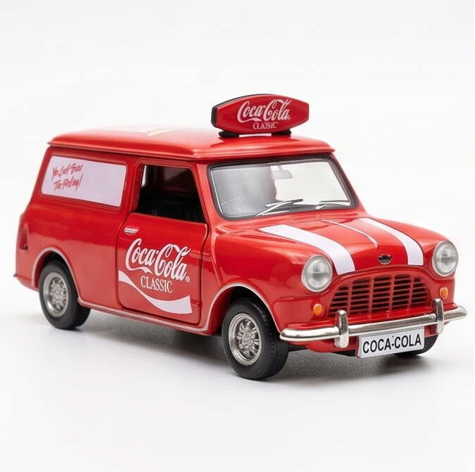 TINY Austin Mini Countryman Coca-Cola 1:50 Scale Diecast (COKE092)