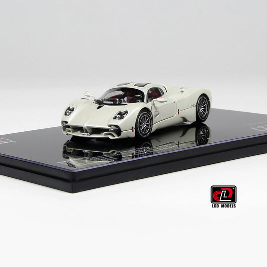 Pagani Utopia White LCD Models | 1:43 Scale Diecast | Hypercar Collectible