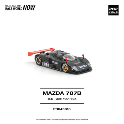 POPRACE Mazda 787B 1991 Test Car 1:64 Scale Diecast Model (Pre-Order)