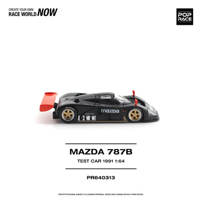 POPRACE Mazda 787B 1991 Test Car 1:64 Scale Diecast Model (Pre-Order)