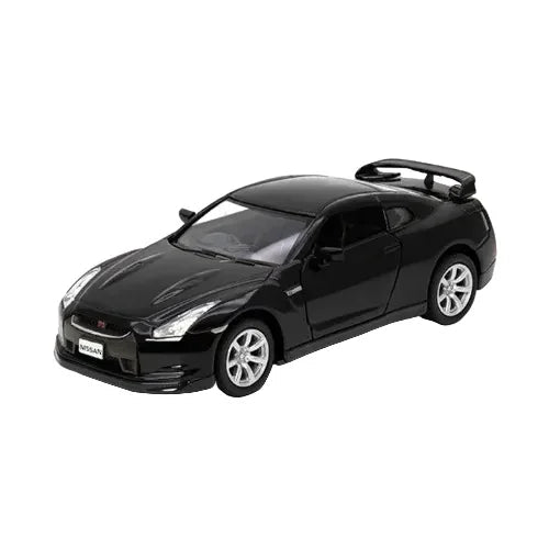 Premium scale diecast model car  – Nissan GT-R R35 2009, 1:36 Scale (Black) Collectible