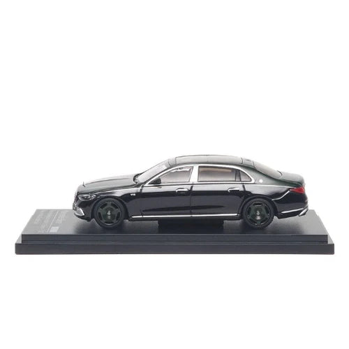 ALMOST REAL Mercedes-Benz Maybach S 680 V12 Edition 2025 Olive Metallic & Obsidian Black 1:64 Scale Diecast Model
