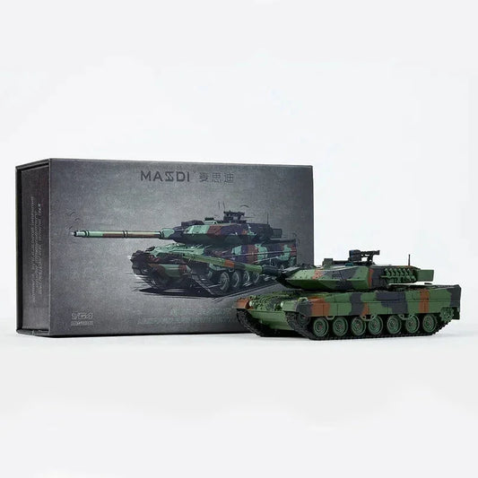 Leopard 2A6 Aging Version-Nato Tricolor, 1:64 Scale (Camouflage) collectible diecast model at Poketwheels