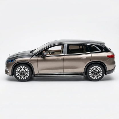 NZG Mercedes-Maybach EQS SUV Brown Onyx Black 1:18 Scale Diecast Model