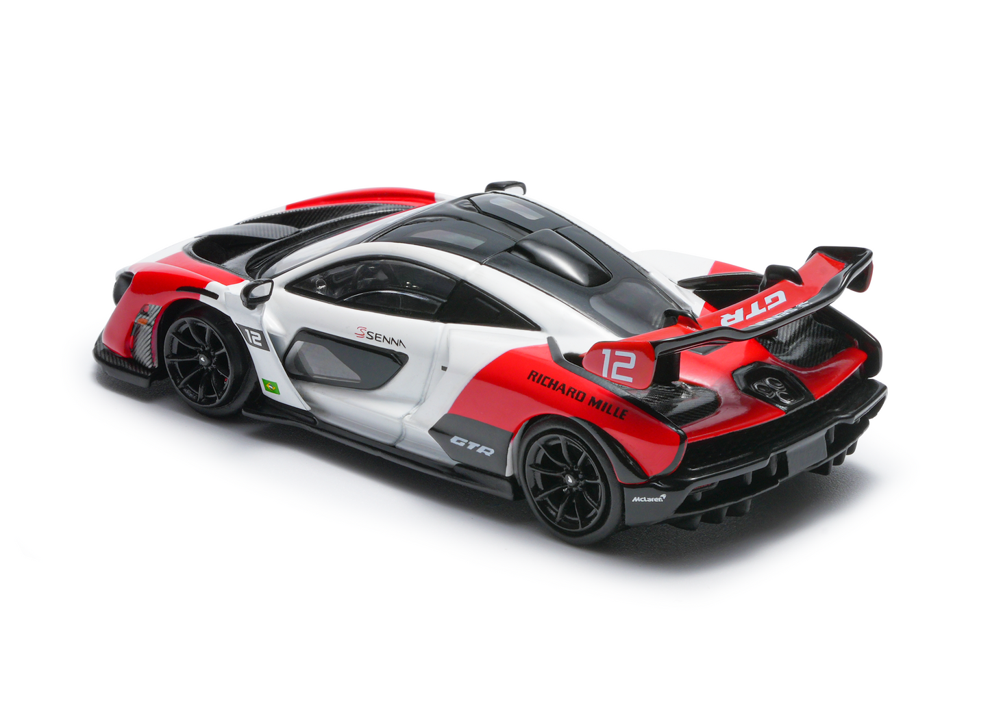 CVL1206 1:64 MASSDI McLaren Senna-WHITE RED