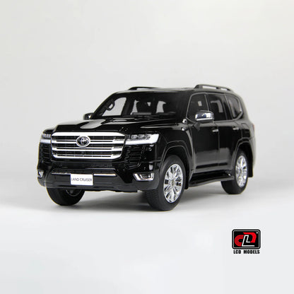 LCD Toyota Land Cruiser 300 ZX Black 1:18 Scale Diecast Model