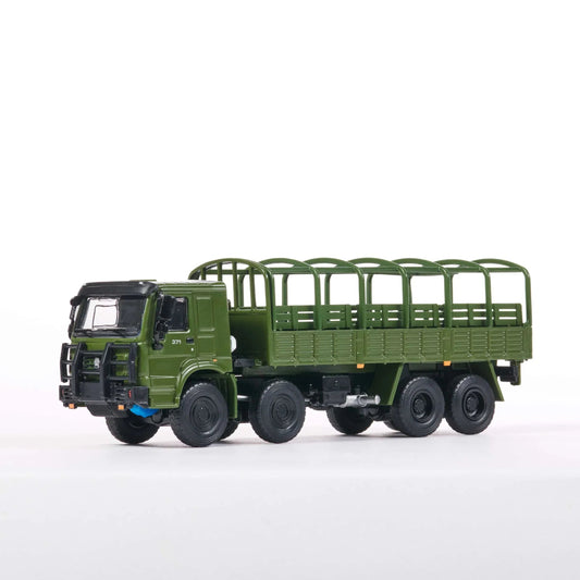 Howo 1006 Military Truck, 1:64 Scale (Army Green) collectible diecast model at Poketwheels