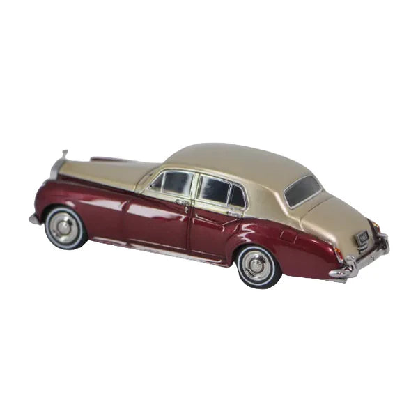 GFCC Rolls Royce Silver Cloud 1955 Burgundy & Beige 1:64 Scale Diecast Model