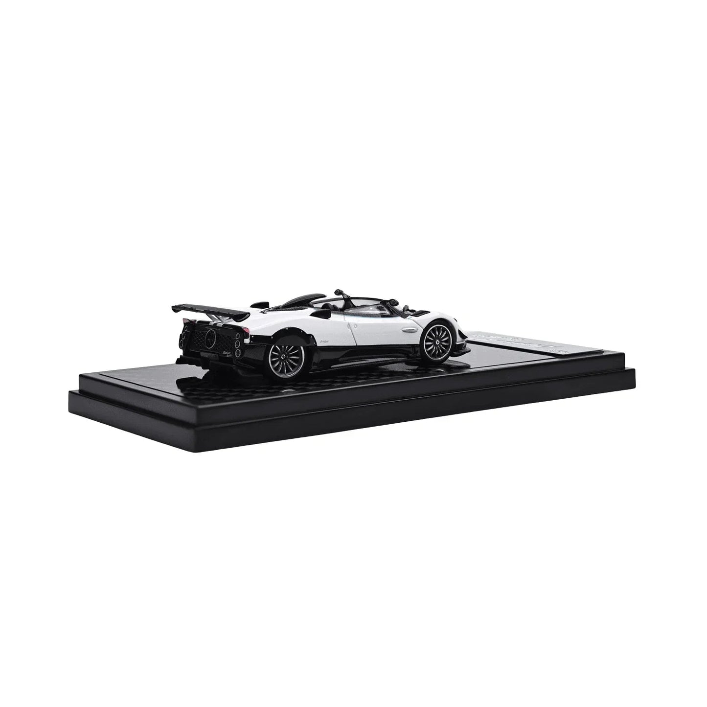 Premium scale diecast model car  – Pagani Zonda HP Barchetta, 1:64 Scale (White) Collectible