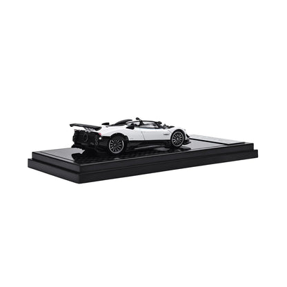 Premium scale diecast model car  – Pagani Zonda HP Barchetta, 1:64 Scale (White) Collectible