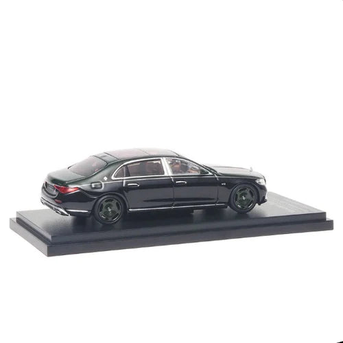 ALMOST REAL Mercedes-Benz Maybach S 680 V12 Edition 2025 Olive Metallic & Obsidian Black 1:64 Scale Diecast Model