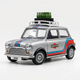 TINY Mini Cooper MK1 1:50 Scale Silver (MINI0023) – Official Licensed Diecast with Acrylic Case