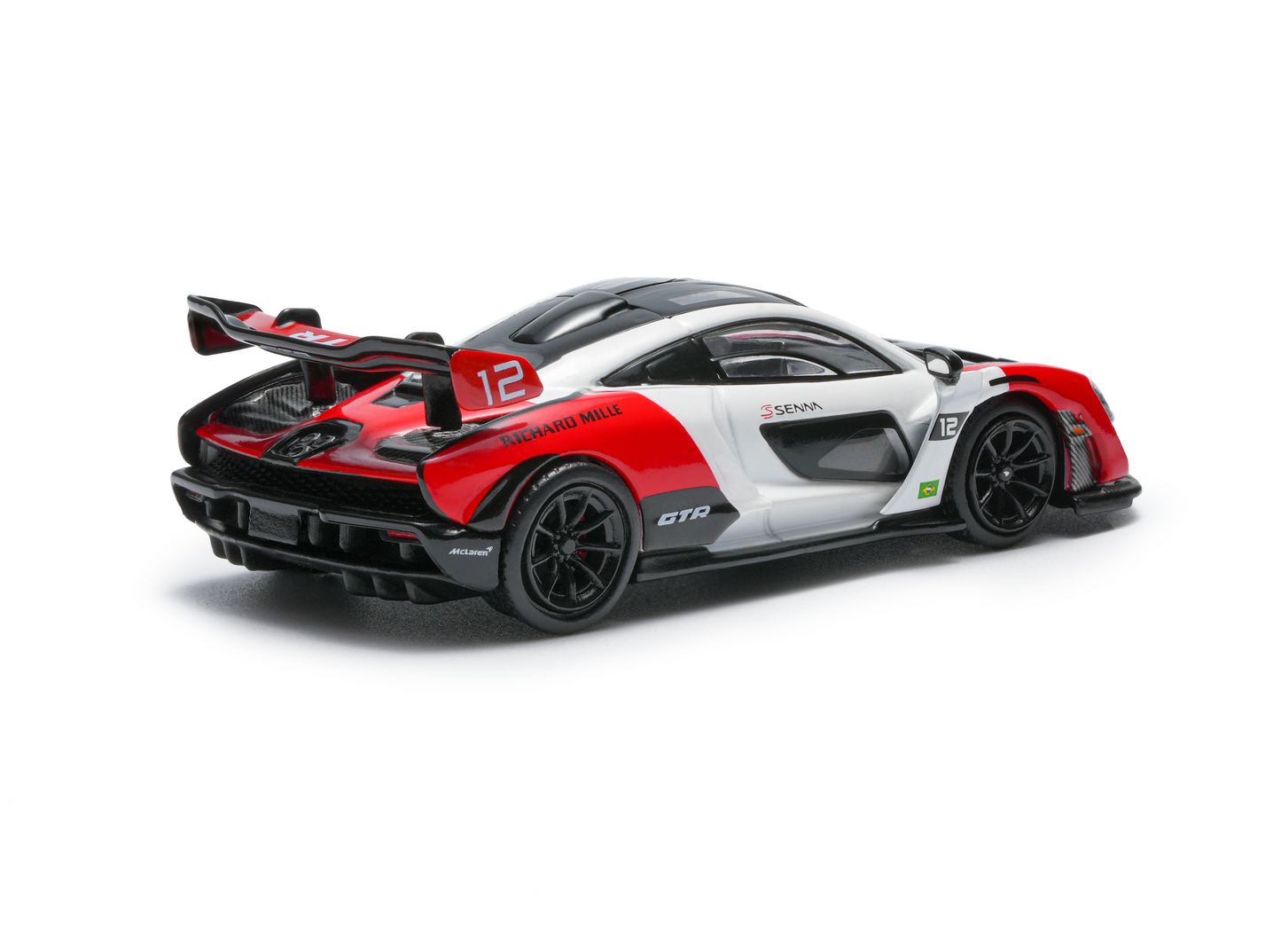 CVL1206 1:64 MASSDI McLaren Senna-WHITE RED