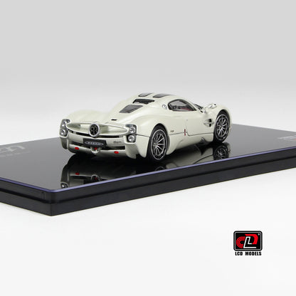 Pagani Utopia White LCD Models | 1:43 Scale Diecast | Hypercar Collectible