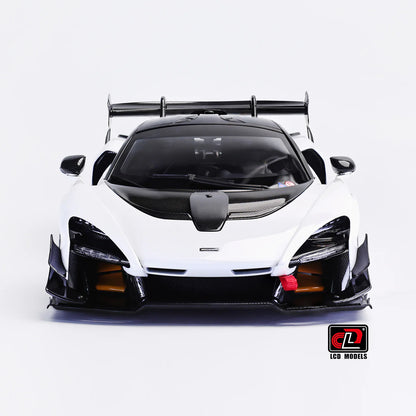 LCD McLaren Senna GTR White 1:18 Scale Diecast Model