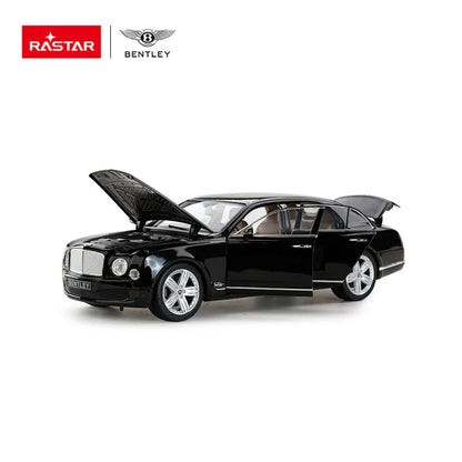 Rastar Bentley Mulsanne Black 1:18 Scale Diecast Model