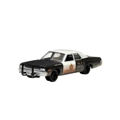 GreenLight Dodge Monaco Jake & Elwood's Blues Mobile 1974 Black 1:64 Scale Diecast Model