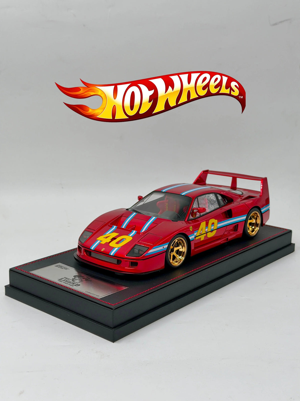 International Diecast Show The legend Asia Tour Ferrari F40 Resin (Limited to 100) 2026, 1:18 Scale (Red) collectible diecast model at Poketwheels