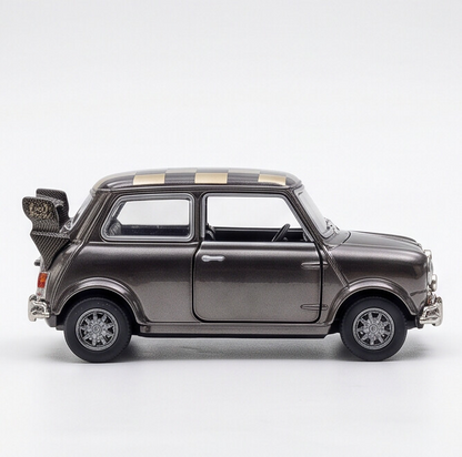 Tiny City Mini Cooper Chrome Black Diecast Model – Premium Collectible