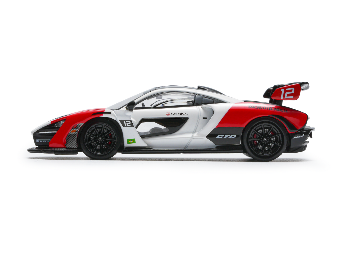 CVL1206 1:64 MASSDI McLaren Senna-WHITE RED