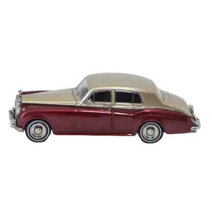 GFCC Rolls Royce Silver Cloud 1955 Burgundy & Beige 1:64 Scale Diecast Model