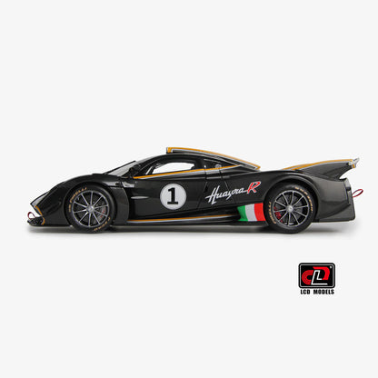 LCD Pagani Huayra R Carbon Black 1:18 Scale Diecast Model