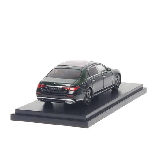 ALMOST REAL Mercedes-Benz Maybach S 680 V12 Edition 2025 Olive Metallic & Obsidian Black 1:64 Scale Diecast Model