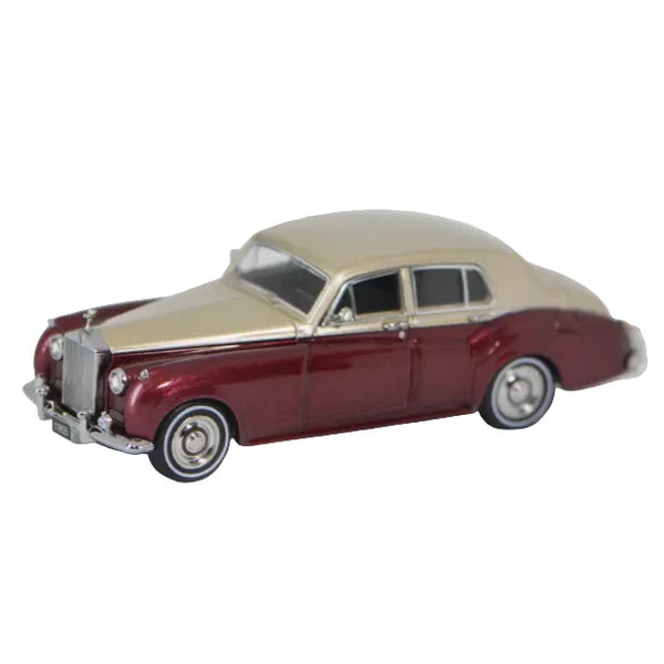 GFCC Rolls Royce Silver Cloud 1955 Burgundy & Beige 1:64 Scale Diecast Model