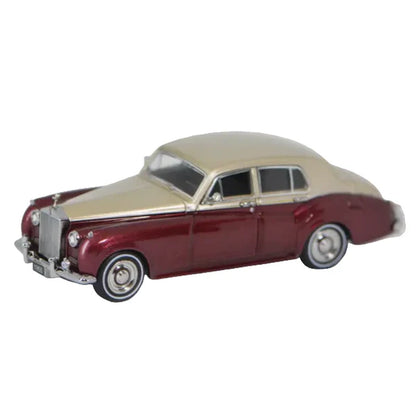 GFCC Rolls Royce Silver Cloud 1955 Burgundy & Beige 1:64 Scale Diecast Model
