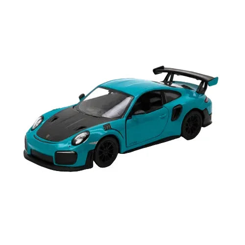 Premium scale diecast model car  – Porsche 911 GT2 RS, 1:36 Scale (Blue) Collectible