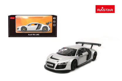 Rastar Audi R8 White 1:24 Scale Diecast Model