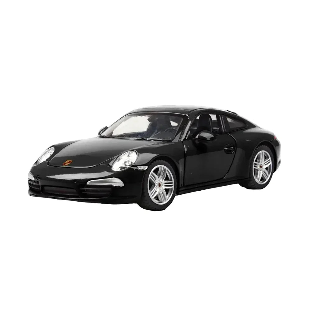 Rastar Porsche 911 Black 1:24 Scale Diecast Model