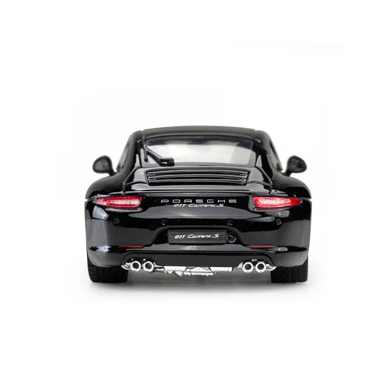 Rastar Porsche 911 Black 1:24 Scale Diecast Model