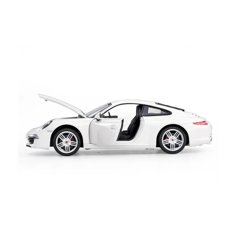 Rastar Porsche 911 White 1:24 Scale Diecast Model