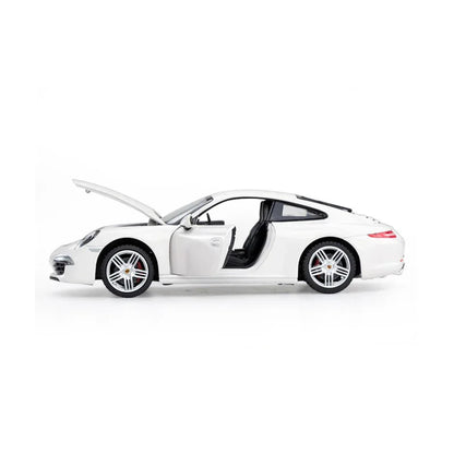 Rastar Porsche 911 White 1:24 Scale Diecast Model