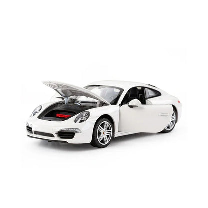Rastar Porsche 911 White 1:24 Scale Diecast Model