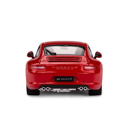 Premium scale diecast model car  – Porsche 911, 1:24 Scale (Red) Collectible