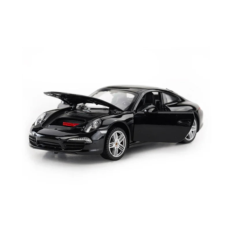 Rastar Porsche 911 Black 1:24 Scale Diecast Model