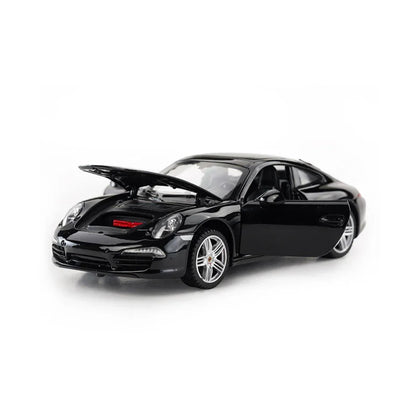 Rastar Porsche 911 Black 1:24 Scale Diecast Model