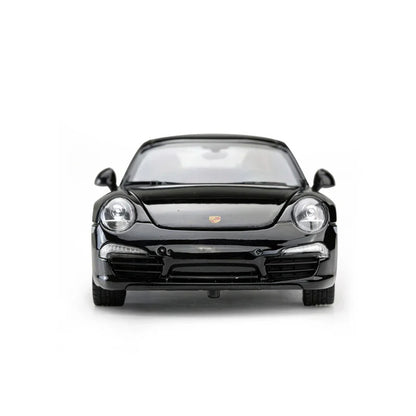 Rastar Porsche 911 Black 1:24 Scale Diecast Model
