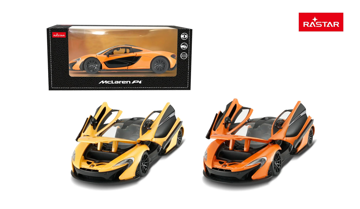 Rastar McLaren P1 Orange 1:24 Scale Diecast Model