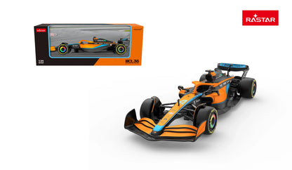 Rastar McLaren F1 MCL36 Orange 1:24 Scale Diecast Model