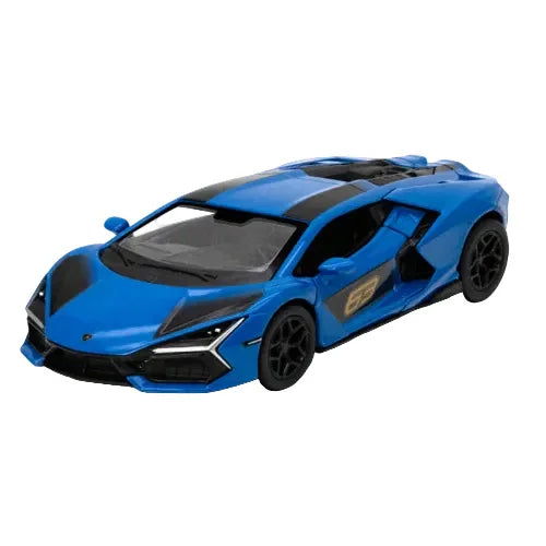 Premium scale diecast model car  – Lamborghini Revuelto (Livery Edition), 1:36 Scale (Blue) Collectible