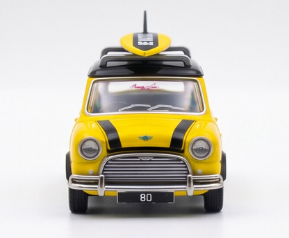 TINY Mini Cooper MK1 Bruce Lee Edition 1:50 Scale (ATC64989) – Official Licensed Diecast with Acrylic Case