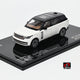 LCD Land Rover Range Rover SV Serenity White with Black Roof 1:43 Scale Diecast Model