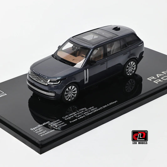 LCD Land Rover Range Rover SV Serenity Blue 1:43 Scale Diecast Model