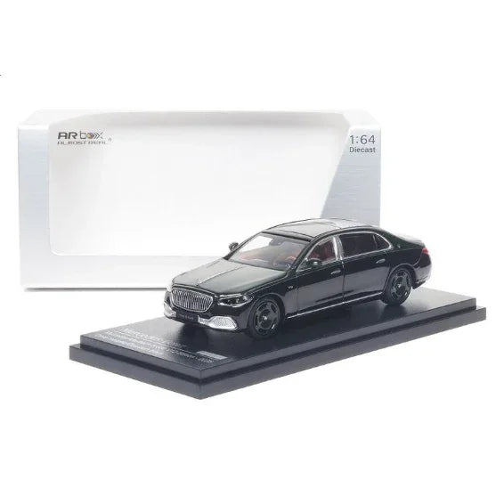 Mercedes-Benz Maybach S 680 V12 Edition - 2025, 1:64 Scale (Olive Metallic / Obsidian Black) collectible diecast model at Poketwheels