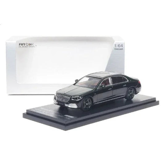 Mercedes-Benz Maybach S 680 V12 Edition - 2025, 1:64 Scale (Olive Metallic / Obsidian Black) collectible diecast model at Poketwheels