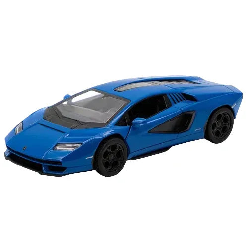 Premium scale diecast model car  – Lamborghini Countach LPI 800-4, 1:36 Scale (Blue) Collectible