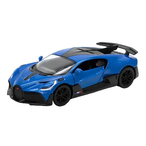 Premium scale diecast model car  – Bugatti Divo, 1:36 Scale (Blue) Collectible